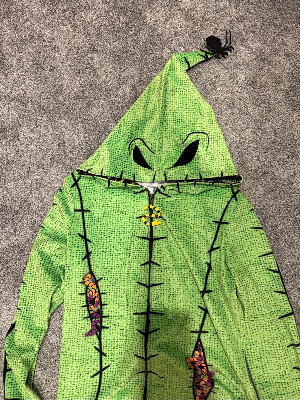 Deluxe Disney Oogie Boogie Women’s Hoodie Costume Dress - Picture 4 of 5